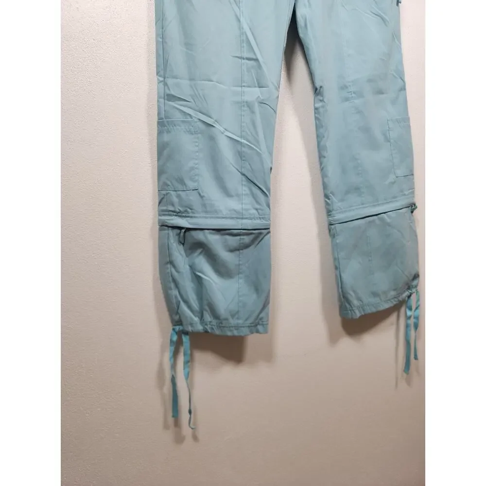 NWT Vintage y2k Skechers Baby Blue Cargo Pants Bottoms 90s Skate Size 16